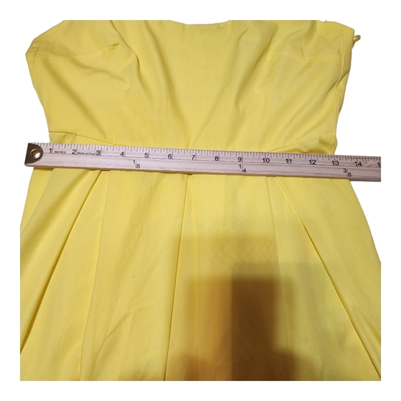 Zara Yellow Mini Dress Sold Out Online Size Medium - Picture 11 of 12